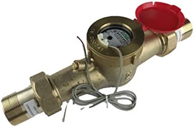 DAE MJ-200R 2" Non Lead Hot Water Meter, Pulse Output + Couplings by DAEControls
