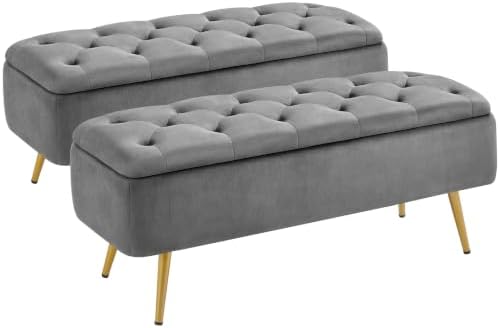 Yaheetech Storage Ottoman Bench by Yaheetech