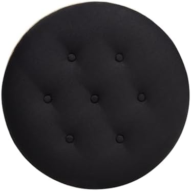 Jennifer Taylor Home Yolanda 24" Round Upholstered Accent Ottoman - Image 4