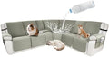Waterproof Sectional Reclining Couch Covers L Shaped Recliner Sectional Sofa by ROFASVCO