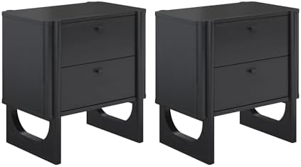 Nathan James Solace Mid Century Modern 2 Drawer Nightstand - Image 7