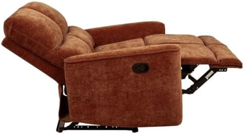 Pemberly Row 2-Piece Reclining Sofa Set, Burnt Orange Chenille, Motion Sofa and - Image 4