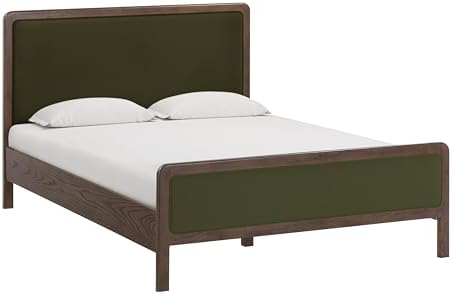 TOV Furniture Hella Forest Green Velvet Queen Bed - Image 3