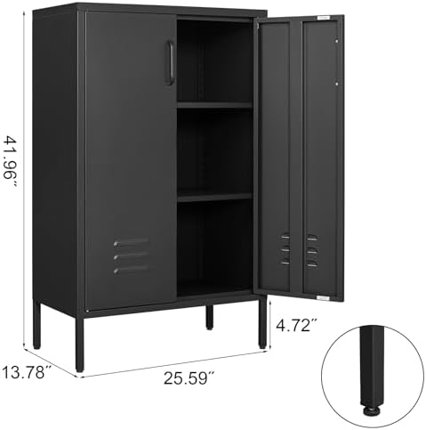 IRONFFICE Metal Storage Cabinet, Metal Cabinets - Image 3