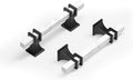 Haliwu 10 Pack 3" Kitchen Cabinet Handles White Black Marble Cabinet Pulls by Haliwu