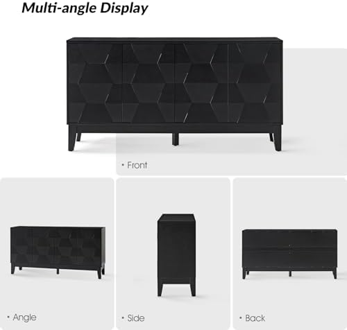 HULALA HOME Mid Century Sideboard Buffet Cabinet - Image 6