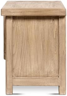 Jennifer Taylor Home Rowan 28.5" Solid Reclaimed Pine Left Side Table, Natural - Image 6