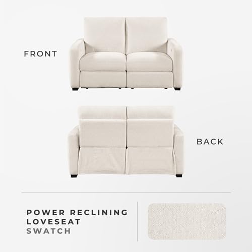 Lexicon Modern Power Double Recliner Loveseat - Image 6