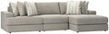 Signature Design by Ashley 3-Piece L-Shaped Sectional Couch by Unknown