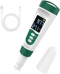 5-in-1 Digital PH Meter, with Voice Function, PH/TDS/EC/Temp/Salt Pool Salt by CANNABMALL