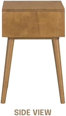 NTC Zoe Solid Wood Nightstand, Mid Century Modern Side Table Bedroom, Bedside - Image 5