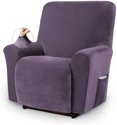 Asnomy Stretch Recliner Chair Covers Slipcover by Asnomy