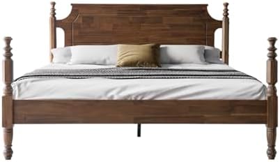 Solid Wood King SizePlatform Bed Frame by EastWestFurniture