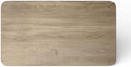 24" x 42" Rectangular Reversible White/Gray Slate Laminated Table Top, by Mix.Home