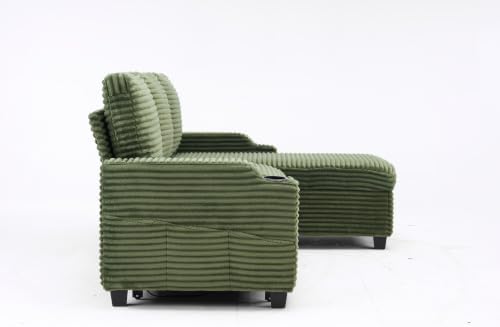 VINGLI L-Shaped Sectional Sleeper Sofa - Image 4