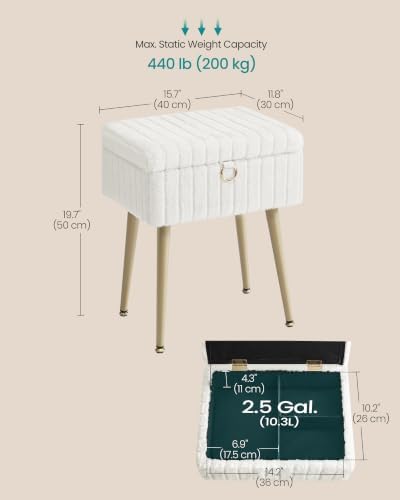 SONGMICS Vanity Stool Chair - Image 2