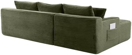 95" L-Shaped Left Facing Cloud Sectional Couch - Image 6