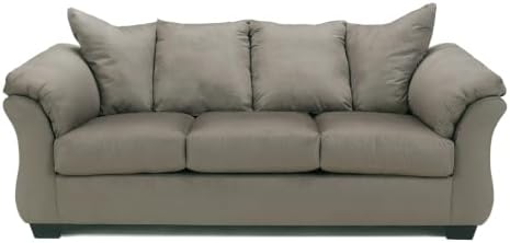 Signature Design by Ashley Darcy Microfiber 3-Seat Sofa Couch, Cobblestone by Unknown
