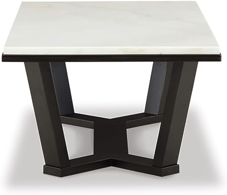 Signature Design by Ashley Fostead Coffee Table, Natural White Marble - Image 6