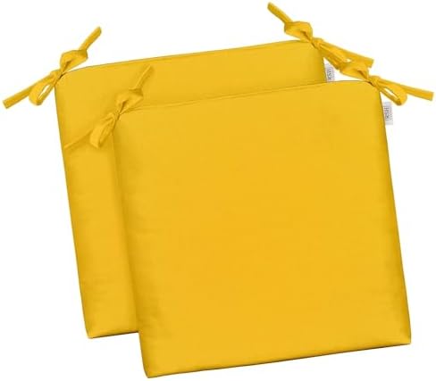 RSH DECOR: Sunbrella Foam Chair Cushions Set of 2 | 18" x 17.5" x 2" | by RSHDECOR