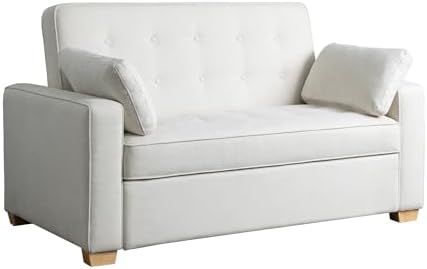 Serta Ainsley 66.5" Convertible Sleeper Loveseat, Full Size, Dreamcoil Comfort - Image 6