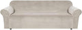 H.VERSAILTEX Stretch Velvet Sofa Covers Large Couch Covers Furniture Protector by HVERSAILTEX