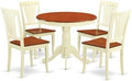 East West Furniture ANAV5-WHI-W 5 Piece Dining Room Furniture Set Includes a by EastWestFurniture