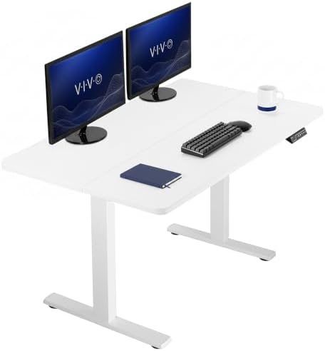 VIVO White 43 x 24 in Standing Desk by VIVO