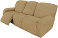 Easy-Going 8 Pieces Recliner Couch Stretch Sofa Slipcover Golden by Easy-Going