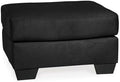 Signature Design by Ashley Black Microfiber Ottoman, 31x25 in by Unknown