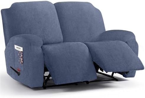 4 Pieces Stretch Recliner Loveseat Covers by Jcones