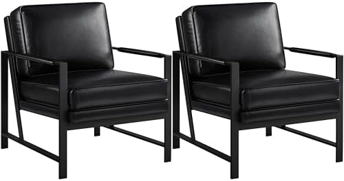 Yaheetech Mid-Century Modern Accent Chairs Set of 2 by Yaheetech