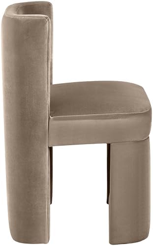 Meridian Furniture 945Taupe-C Zuno Collection Modern | Contemporary Dining Chair - Image 5