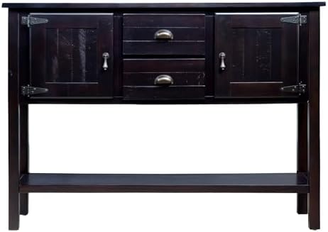 LKTART Solid Wood Farmhouse Console Table, Sofa Table - Image 5