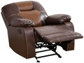 Manual Breathing Leather Reclining Sofa, Leather Recliner Couch, Comfortable by UOCFYK