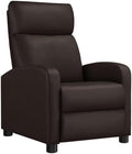 Yaheetech Recliner Chair with 3 Adjustable Angles Living Room Chairs Brown by Yaheetech