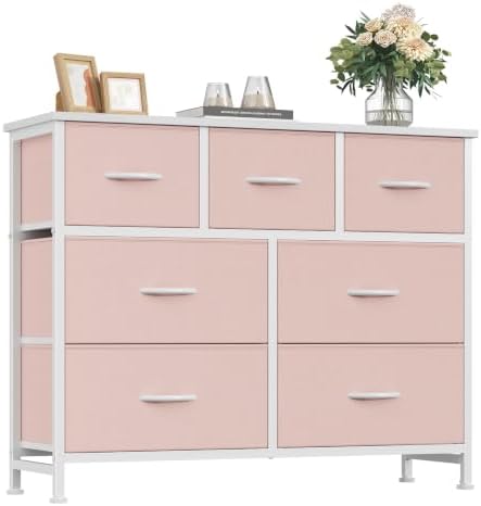 Fabric Dresser for Bedroom by HAPPYMONTLLC
