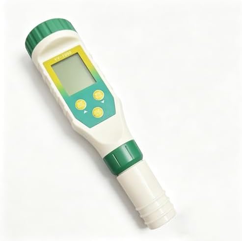 5-in-1 pH, EC and Temp Meter, Battery Powered, by Unknown