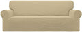 Easy-Going Stretch Oversized Sofa Couch Slipcover Washable Beige by Easy-Going