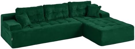Hobestluk Boneless Couches Modular Sectional Sofa L-Shape Oversized Chaise - Image 3