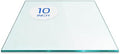 Dulles Glass 10 inch Square Glass Table Top by DullesGlass