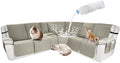 Waterproof Sectional Reclining Couch Covers L Shaped Recliner Sectional Sofa by ROFASVCO