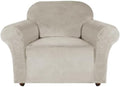 Turquoize Stretch Velvet Chair Cover Sofa Chair Covers by Turquoize