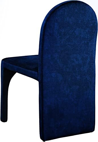 Meridian Furniture 803Navy-SC Summer Collection Modern | Contemporary Velvet - Image 5