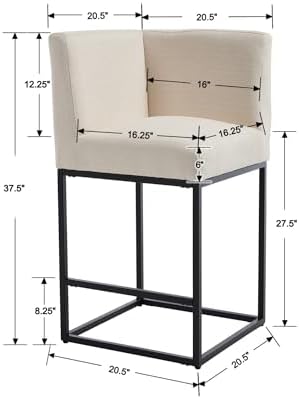 VESCASA 27" Counter Height Bar Stools - Image 2
