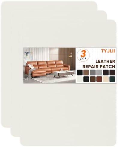 Leather Repair Patch Self Adhesive, 8.3″ x 11″ Vinyl Patch Kit, Leather Repair by Unknown