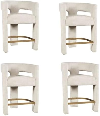 Jofran Gwen Natural Upholstered Counter Stool by Jofran+Inc.