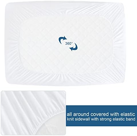 Full Size Mattress Protector Waterproof, Absorbent Fitted Sheet - Image 6
