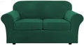 H.VERSAILTEX Real Velvet Plush 3 Piece Stretch Sofa Covers Couch Covers by HVERSAILTEX