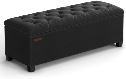 SONGMICS Storage Ottoman Bench, Foot Rest by SONGMICSbySONGMICSHOME